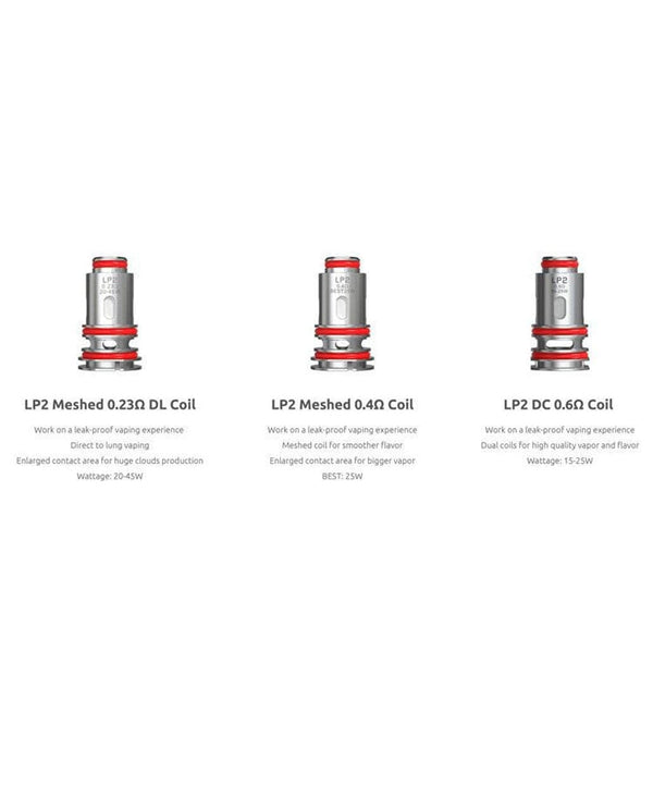 SMOK LP2 replacement coils for vape devices, showing a pack of authentic SMOK vape coils designed for easy replacement.