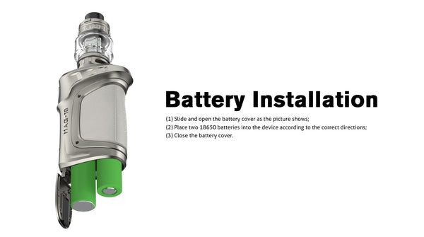 SMOK Mag-18 230W starter kit with mod and tank, featuring a compact design and ergonomic grip for vaping.