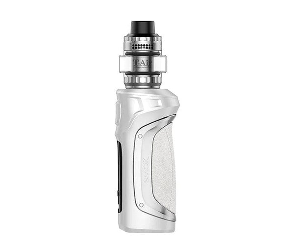 SMOK MAG Solo Starter Kit hardware with sleek black design, featuring a compact mod and matching tank for vaping.