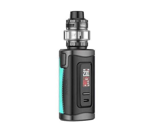 SMOK Morph 3 starter kit with sleek hardware, featuring a mod device and accessories for vaping enthusiasts.