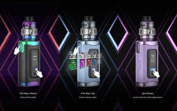 SMOK Morph 3 Starter Kit hardware featuring a sleek mod and matching tank, designed for vaping enthusiasts.
