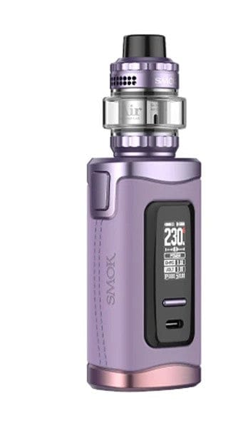 SMOK Morph 3 Starter Kit hardware with sleek mod and matching tank, featuring modern design and user-friendly interface.