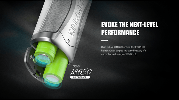SMOK Morph 3 Starter Kit hardware featuring sleek design, digital display, and adjustable settings for vaping enthusiasts.