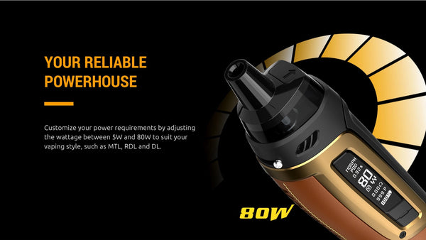 SMOK Morph S Pod-80 Kit hardware with sleek design, compact size, and user-friendly interface for vaping.
