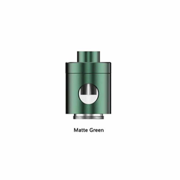 SMOK N18 Sub-Ohm Tank vape part with glass chamber, metal accents, and adjustable airflow for sub-ohm vaping.