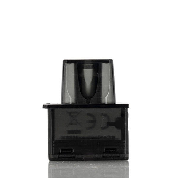 SMOK NexMesh replacement pods for vape hardware, shown in black with clear e-liquid window and sleek design.