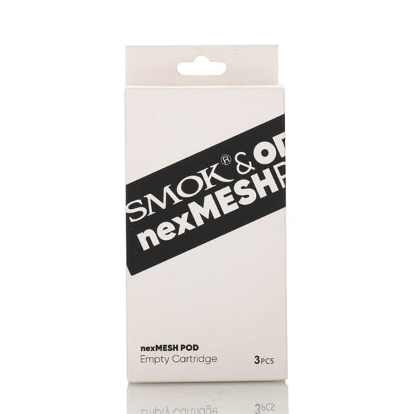 SMOK NexMesh replacement pods for vaping devices, featuring a sleek design and visible filling ports.