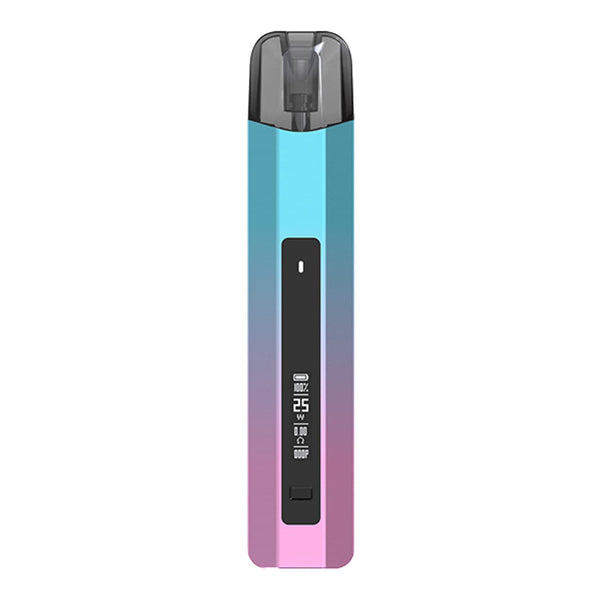SMOK Nfix Pro 25W pod system with sleek design, compact hardware for vaping, featuring adjustable wattage and mouthpiece.