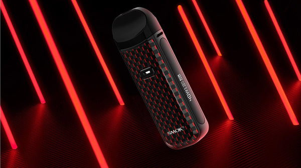 SMOK NORD 2 40W pod system with sleek design and refillable pod, compact vaping hardware from SMOK.