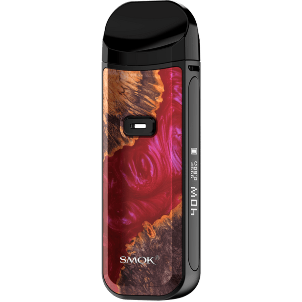 SMOK NORD 2 40W pod system hardware with sleek design and replaceable pod, ideal for vaping.