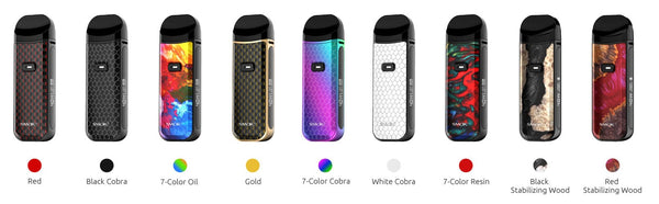 SMOK NORD 2 40W pod system device with sleek design, compact hardware for vaping, featuring adjustable wattage and modern look.