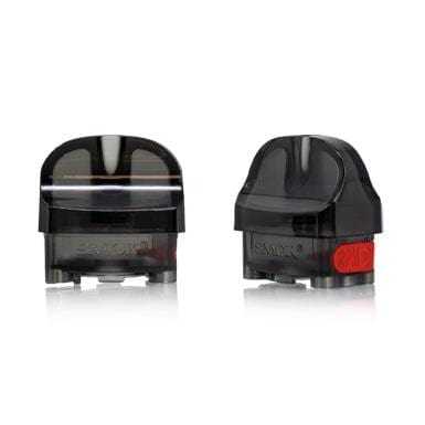 SMOK Nord 4 replacement vape pods, clear plastic with mouthpiece for the SMOK Nord 4 device.