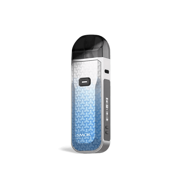 SMOK Nord 5 80W pod system vape device with sleek design and adjustable wattage, featuring a compact hardware setup.