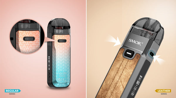 SMOK Nord 5 80W pod system vaping device with sleek design, display screen, and replaceable pod for customizable vaping.