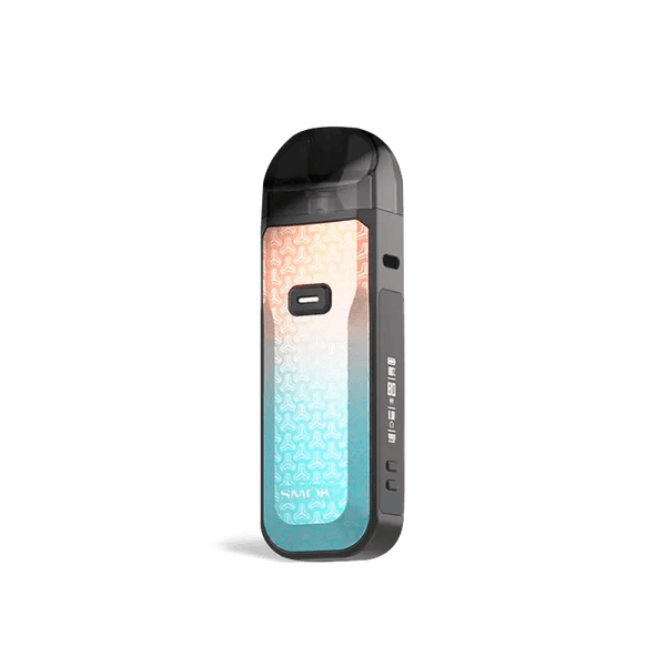 SMOK Nord 5 80W Pod System vape device with sleek design, featuring adjustable airflow and compact hardware for vaping.