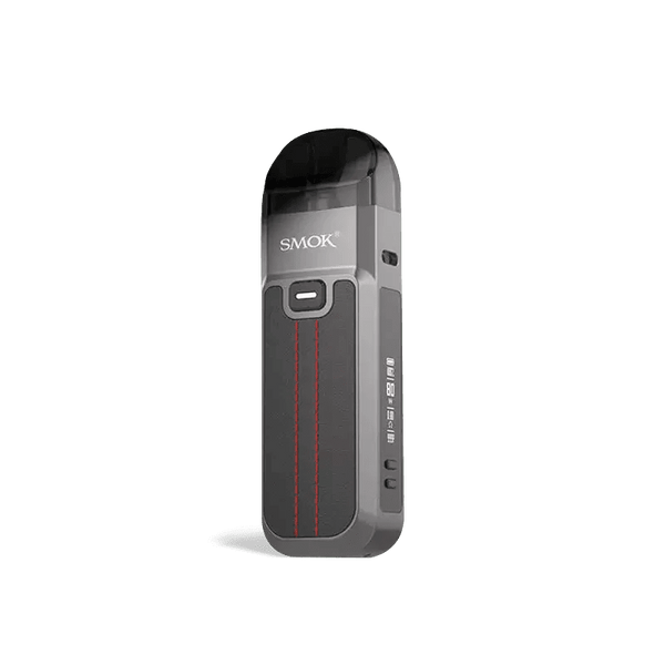 SMOK Nord 5 80W pod system e-cigarette device with sleek design and adjustable wattage, showing the hardware and mouthpiece.