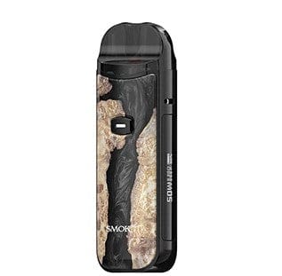 SMOK NORD 50W pod kit, compact vaping device with adjustable wattage and replaceable pod system, black and silver finish.