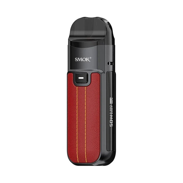 SMOK NORD 50W Pod Kit hardware with sleek design, featuring adjustable wattage and replaceable pods for versatile vaping.
