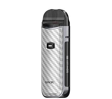 SMOK NORD 50W Pod Kit hardware with sleek design, featuring a compact vaporizer device and replaceable pod system.