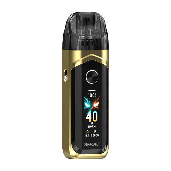 SMOK Nord 6 80W pod kit showing sleek black hardware with adjustable airflow and compact design for vaping.