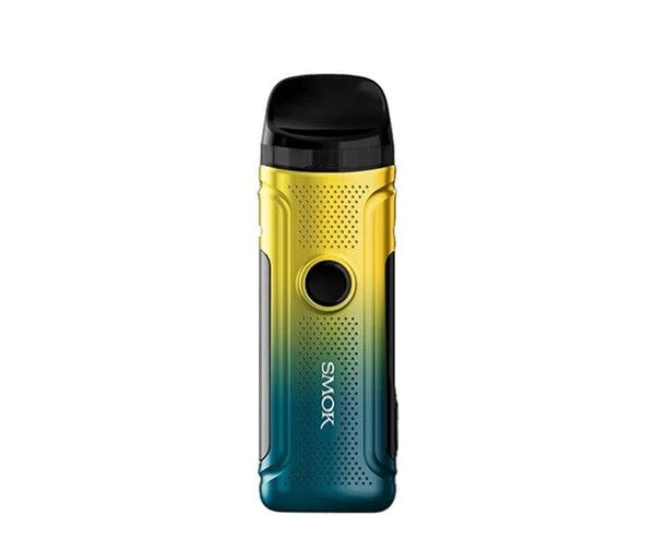 SMOK NORD C 50W Pod Kit with sleek black design, compact hardware for vaping, featuring adjustable wattage and refillable pod system.