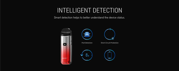 SMOK NORD PRO 25W pod kit with sleek design, showing the compact hardware and user-friendly interface for vaping.