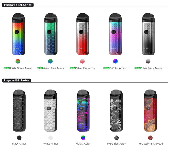 SMOK NORD PRO 25W pod kit with compact design, replaceable pod, and adjustable wattage for versatile vaping.