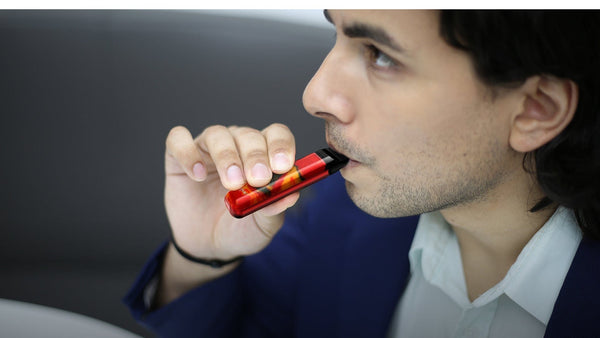 SMOK Novo 2 Pod System vape part showing the compact device with mouthpiece and device body for vaping.