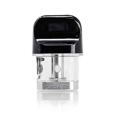 SMOK Novo 2 Pod System vape part showing the compact, sleek black pod device with mouthpiece and airflow openings.