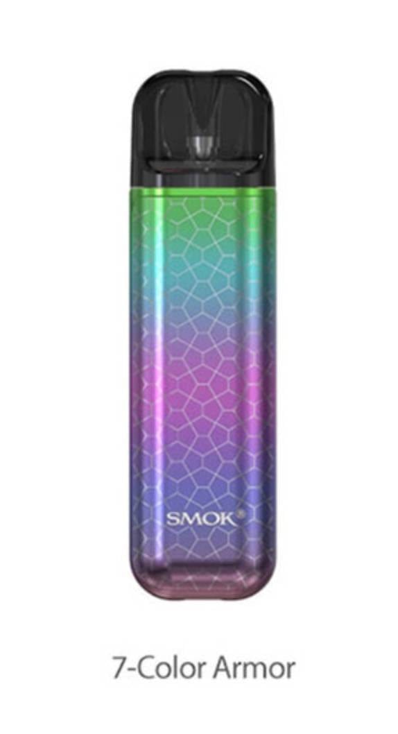 SMOK Novo 2 Pod System vape part showing the compact, black portable vape device with removable pod and sleek design.
