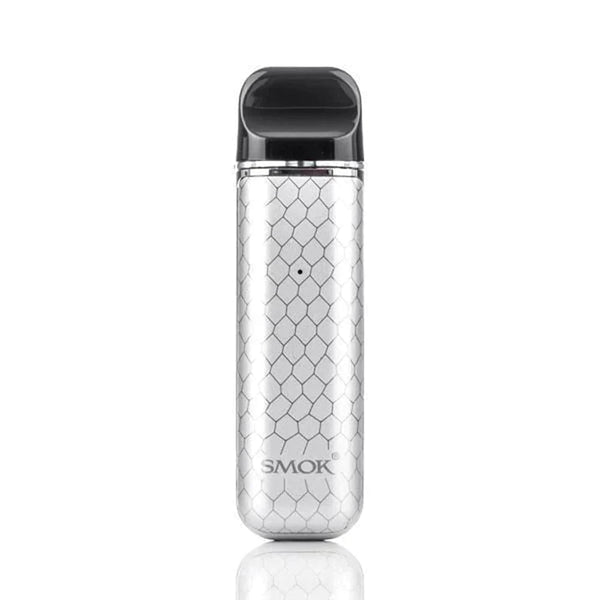 SMOK Novo 2 vape pod system showing compact black device with mouthpiece and pod cartridge for vaping.