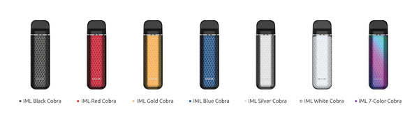 SMOK Novo 2 vape pod system showing sleek design with cartridge attached, compact and portable electronic cigarette device.