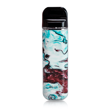SMOK Novo 2 vape pod system showing sleek compact design with mouthpiece and replaceable pod for vaping.