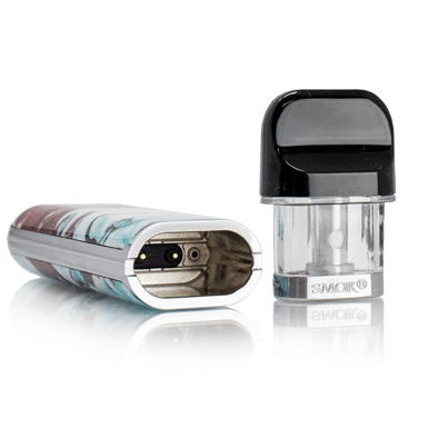 SMOK Novo 2 pod system vape part, showing the compact device with mouthpiece and cartridge attached.