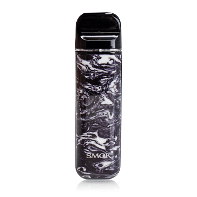 SMOK Novo 2 pod system vape part showing a compact black device with a mouthpiece and LED indicator.