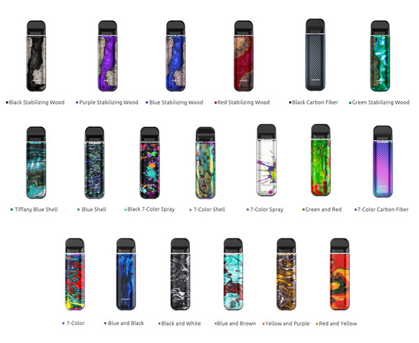 SMOK Novo 2 pod system vape part, compact device with mouthpiece and pod for easy vaping.