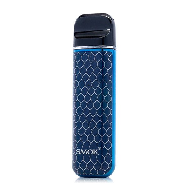 SMOK Novo 2 Pod System vape part showing the compact device with mouthpiece and pod attached for vaping.