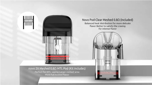 SMOK Novo 2C pod system device with sleek design, black finish, and compact hardware for vaping convenience.