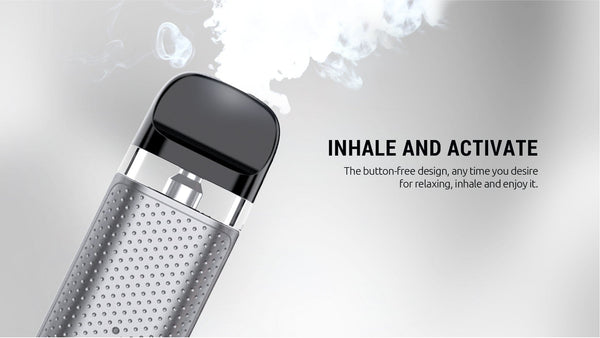 SMOK Novo 2C pod system hardware with sleek design and compact size, featuring a mouthpiece and device body in image.