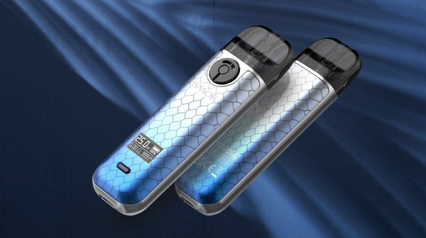 SMOK Novo 4 Pod Kit hardware with sleek compact design and replaceable pod for vaping functionality.
