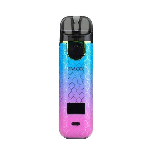 SMOK Novo 4 Pod Kit hardware with sleek design, compact size, and replaceable pods for vaping convenience.