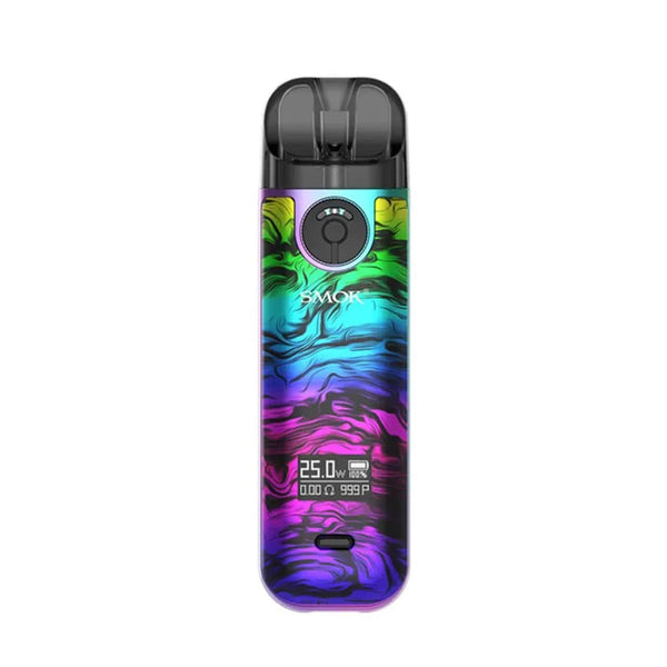 SMOK Novo 4 Pod Kit hardware with sleek design, featuring the device and replaceable pod for vaping.
