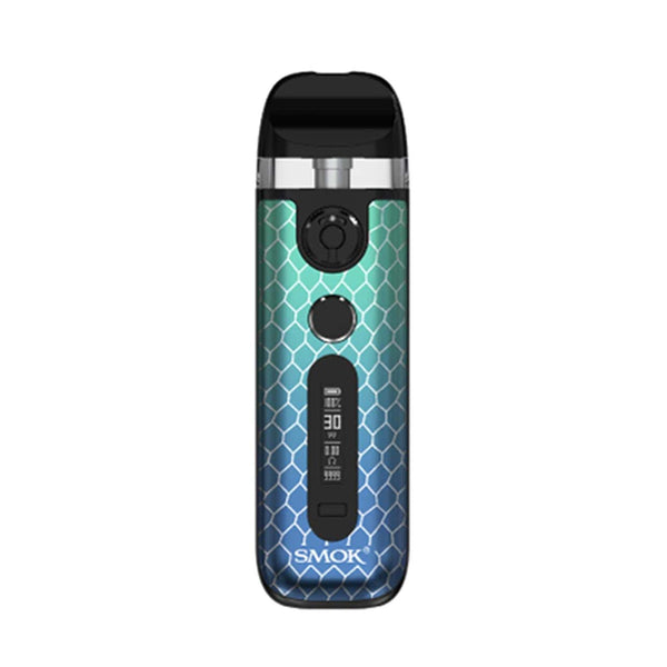 SMOK Novo 5 Pod System hardware with sleek design and replaceable pod for vaping, compact and portable vaping device.
