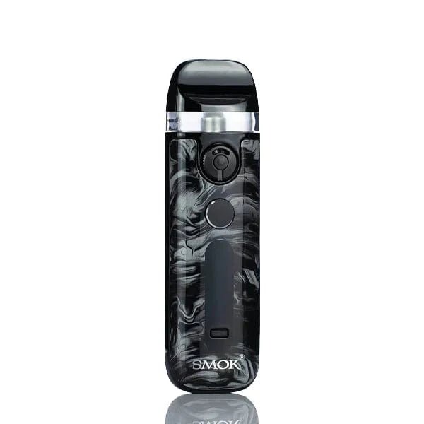 SMOK Novo 5 pod system hardware with sleek design, featuring a compact vape device and pod cartridge for convenient vaping.