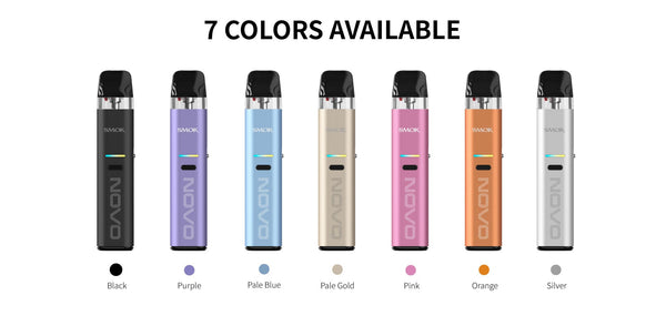 SMOK Novo Eco 30W Pod Kit showing compact vaporizer device with sleek design and replaceable pod system.