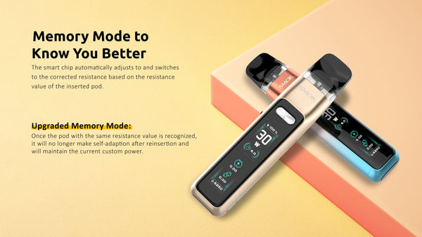 SMOK Novo GT 30W pod system device with sleek design, featuring a compact hardware setup and adjustable airflow.
