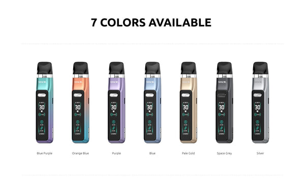 SMOK Novo GT 30W pod system device with sleek design and mouthpiece, compact hardware for vaping.