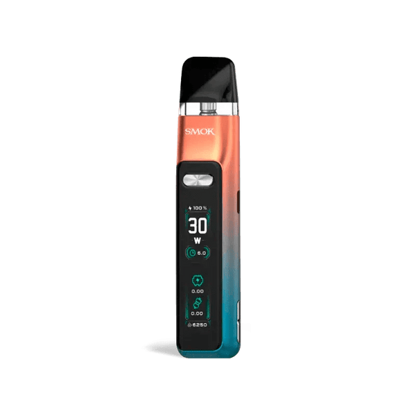 SMOK Novo GT 30W pod system with sleek design and mouthpiece, showing the compact hardware device for vaping.