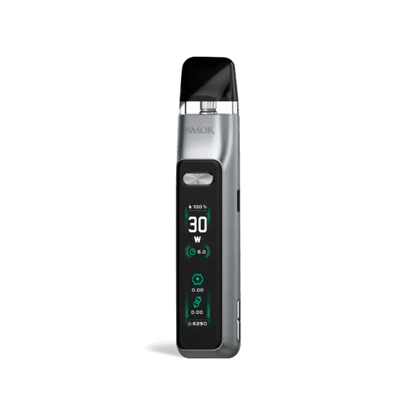 SMOK Novo GT 30W pod system device with sleek design and compact hardware for vaping, featuring adjustable wattage and replaceable pods.
