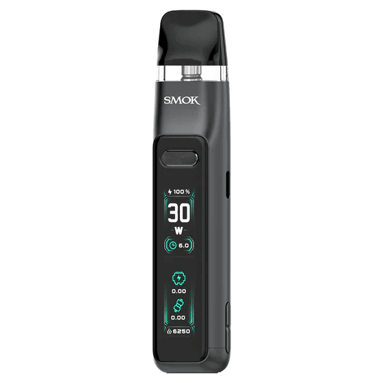 SMOK Novo GT 30W pod system hardware with sleek design, showing the compact device and mouthpiece on a neutral background.